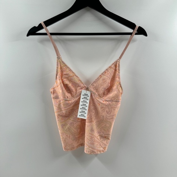 Urban Outfitters Tops - Urban Outfitters Out From Under Peach Paisley Cami (Size Medium, NWT)